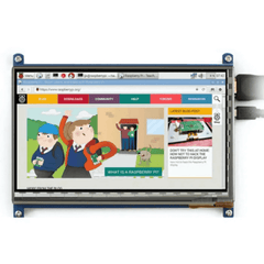 7 inch LCD Capacitive Touch Panel – 7" capacitive LCD with HDMI & USB for Raspberry Pi - LCD Display - Robocraze