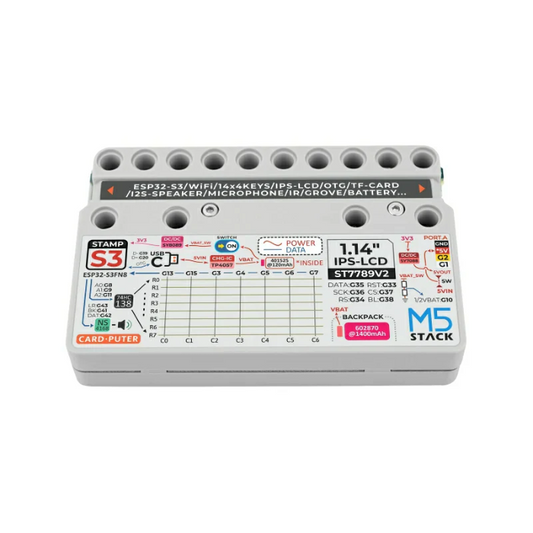 M5Stack Cardputer Kit – Compact ESP32-S3 IoT computer with display & keyboard. -Development Board -Robocraze