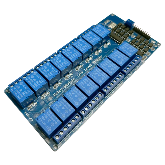 5V 16 Channel Relay Module – 16-channel 5V relay board for home automation. -Relay Module -Robocraze