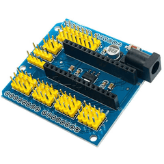 Nano Expansion Shield – Versatile Arduino shields for expanding Nano board capabilities with extra ports & components. Order today! -Robocraze