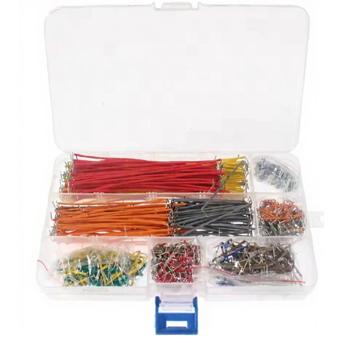 840PCS Breadboard Jumper Wire 14 Assorted Lengths Kit -Robocraze