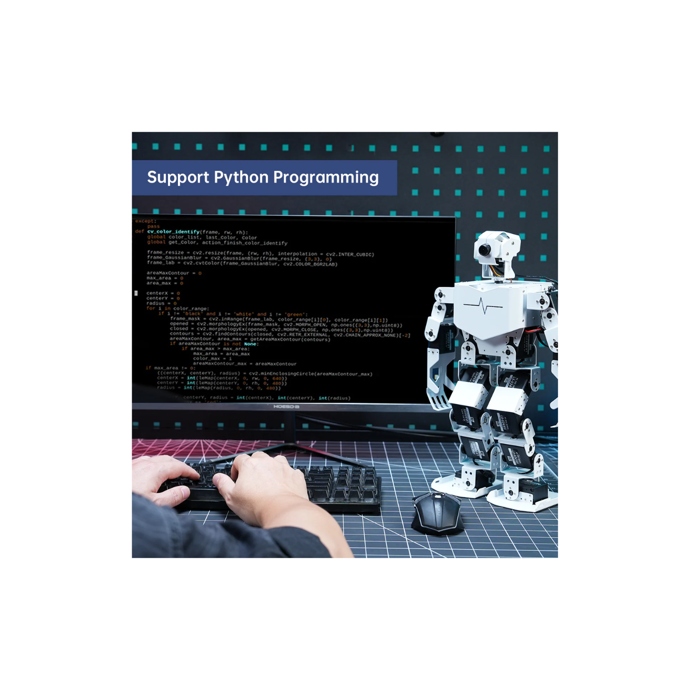 TonyPi Pro Hiwonder Humanoid Robot Development Kit with AI Vision & Raspberry Pi 4B 4GB - Classroom STEM Kit - Robot Kit - Robocraze