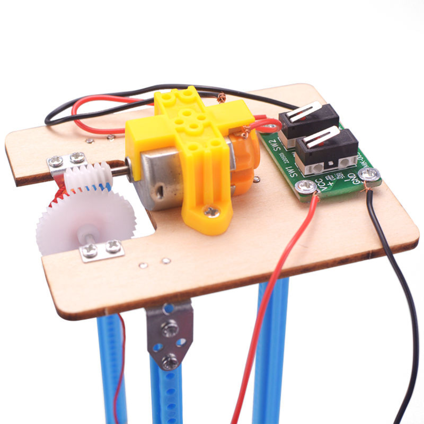 Pludo DIY Science Experiment Kit – Pulley Power Lift Model for Grades 6–8 (Ages 11–14) | Educational STEM Physics Kit - DIY Kit -Pludo Education Kit -Robocraze