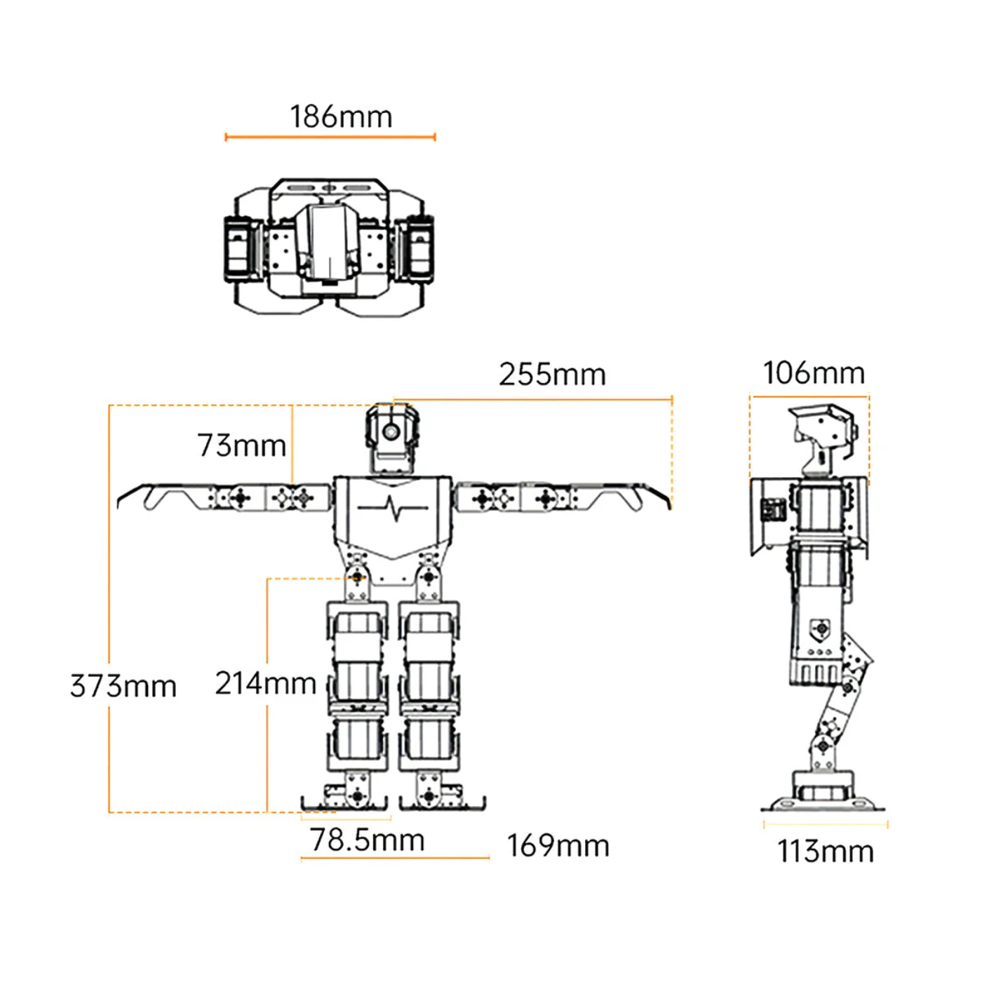 TonyPi Pro Hiwonder Humanoid Robot Development Kit with AI Vision & Raspberry Pi 4B 4GB - Classroom STEM Kit - Robot Kit - Robocraze