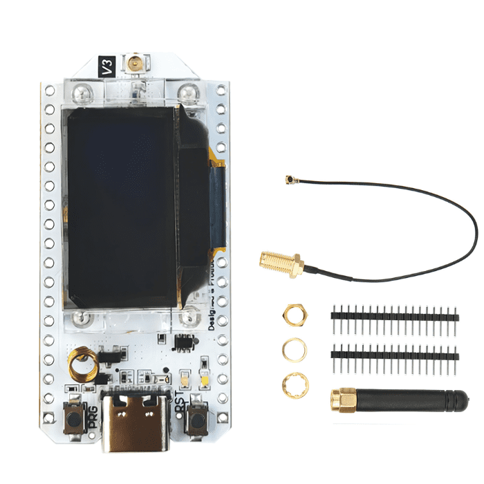ESP32 LoRa with 0.96" OLED – ESP32 LoRa board with display & Type-C. -Robocraze