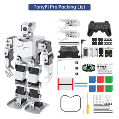 TonyPi Pro Hiwonder Humanoid Robot Development Kit with AI Vision & Raspberry Pi 4B 4GB - Classroom STEM Kit - Robot Kit - Robocraze
