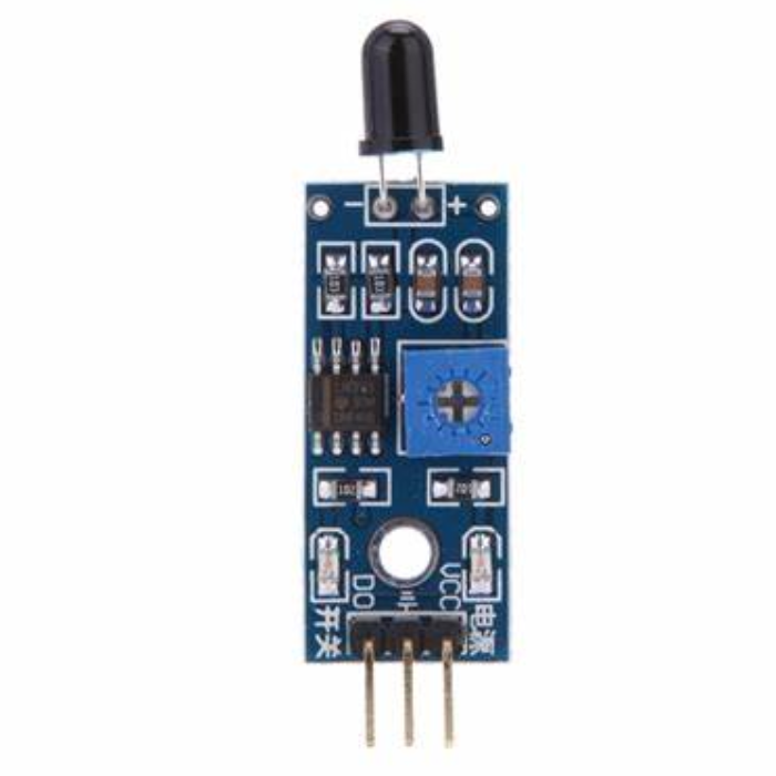 Heat Flame Sensor - Detects fire & high temperatures for safety. -Flame Sensor -Robocraze
