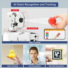 TonyPi Pro Hiwonder Humanoid Robot Development Kit with AI Vision & Raspberry Pi 4B 4GB - Classroom STEM Kit - Robot Kit - Robocraze