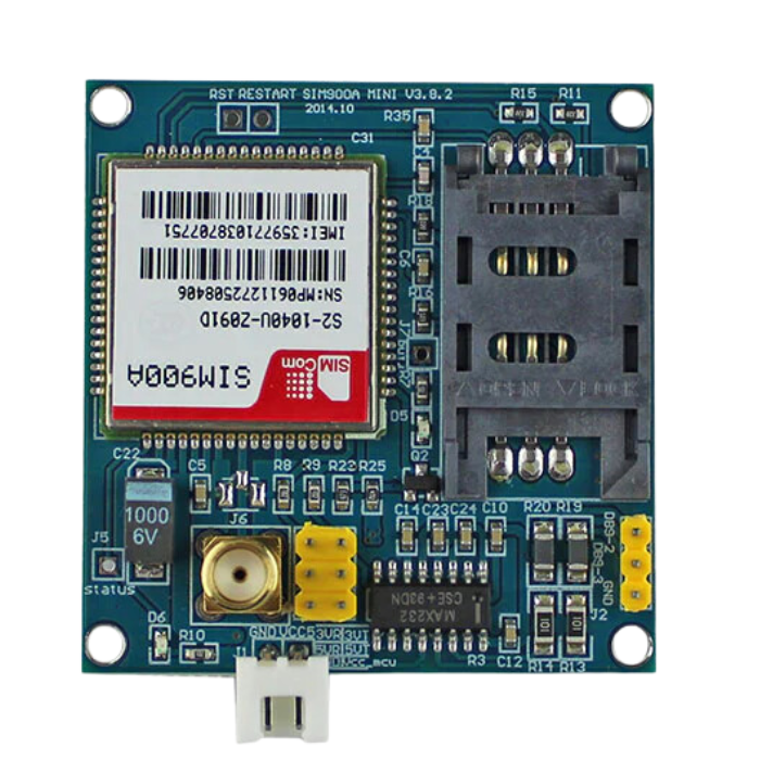 SIM900A GSM/GPRS Module - SIM900A GSM Module with GPRS for IoT, SMS & voice. -Robocraze
