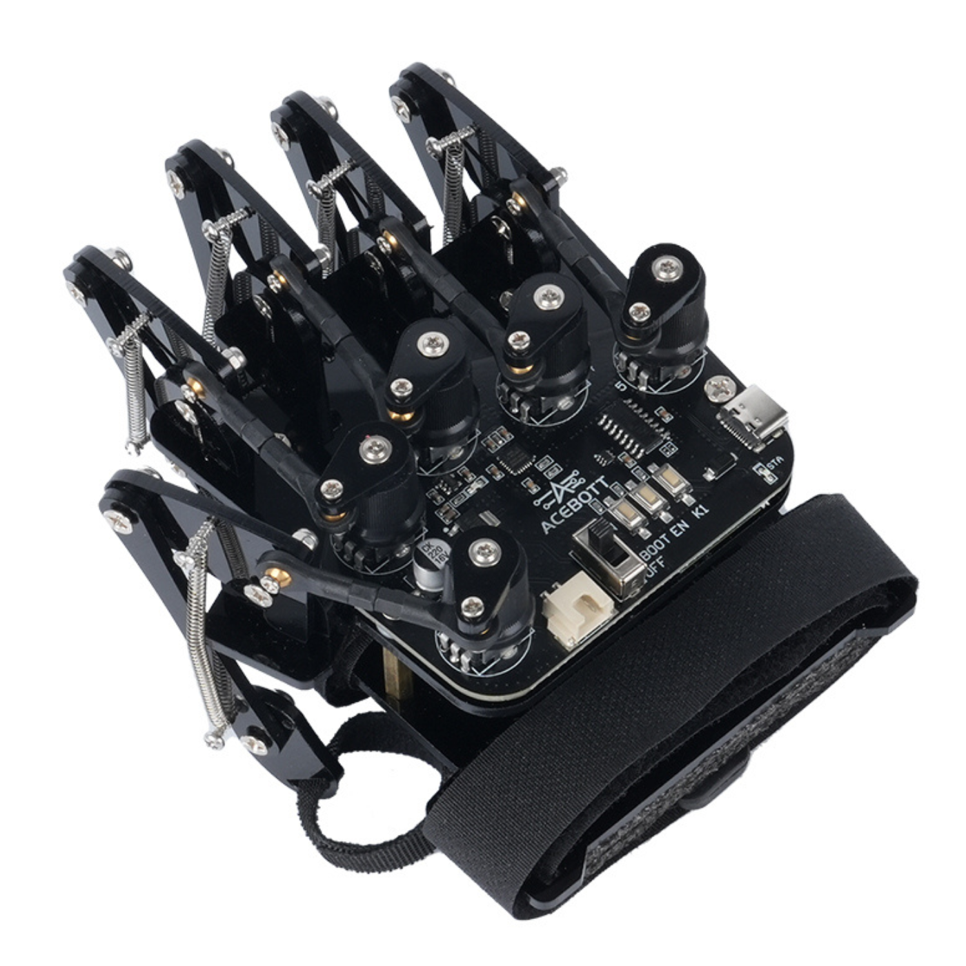 ACEBOTT QD023 Motion-Sensing Glove with Encoders & Accelerometer & Enhanced ESP32 Controller -DIY Kits -Robotic Kits -Robocraze