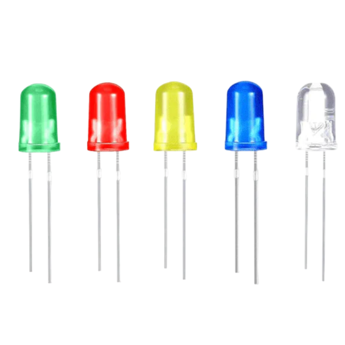 Set of 5 colour LED -Arduino Official Kits -Robocraze