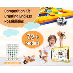 Makerzoid STEAM Super Bot Master Premium Educational Coding Robot Kit ...