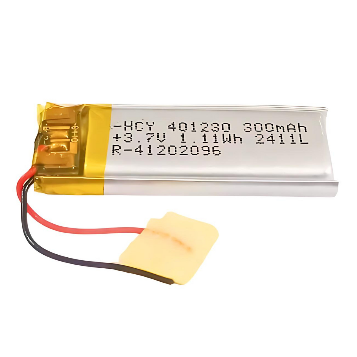 Witty Fox 300mAh Rechargeable 3.7V Lithium Polymer Battery -LiPo Battery for Drone  -Robocraze
