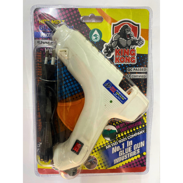 60W Hot Glue Gun – Efficient 60W glue gun for strong adhesive application. -Hot Glue Gun and Sticks -Robocraze
