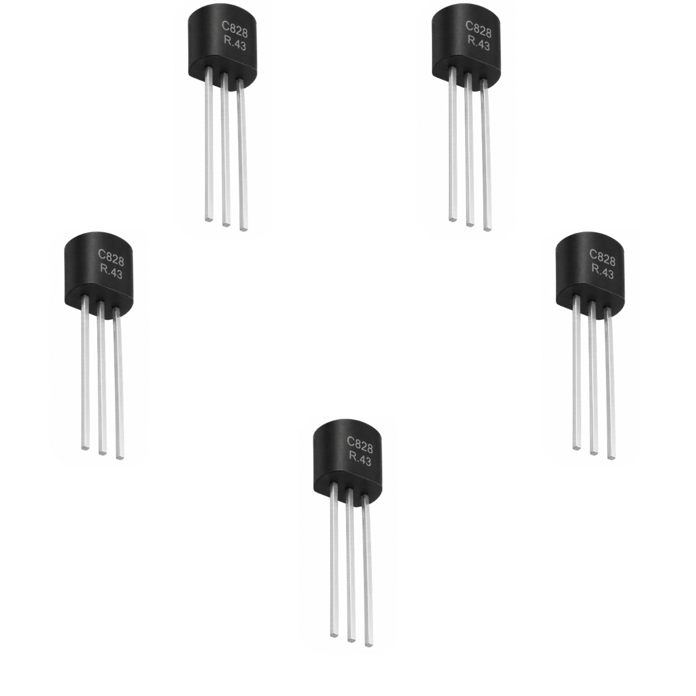 C828 2SC828 NPN TO92 Through Hole Transistor - Pack of 5-picture-13