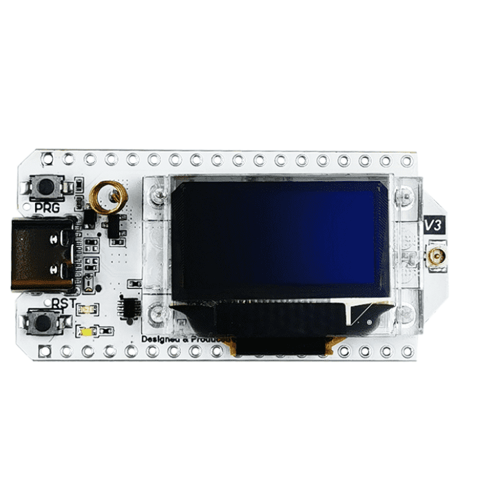 ESP32 LoRa with 0.96" OLED – ESP32 LoRa board with display & Type-C. -Robocraze
