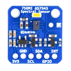 7Semi AS7343 14-Ch Spectral Sensor Module