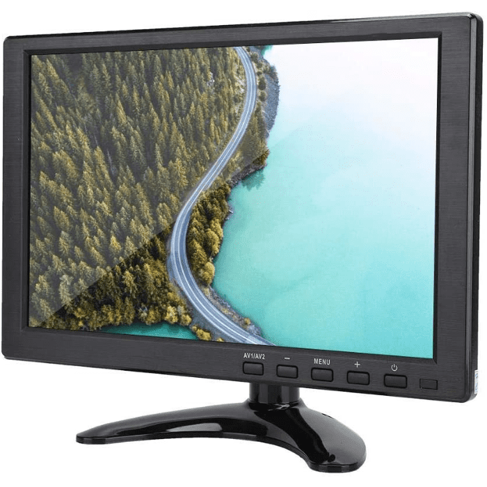 H102 10.1 Inch 12V 1A LCD Monitor – 10.1" LCD monitor with 12V power for embedded projects - LCD Display - Robocraze