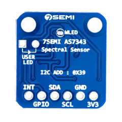 7Semi AS7343 14-Ch Spectral Sensor Module