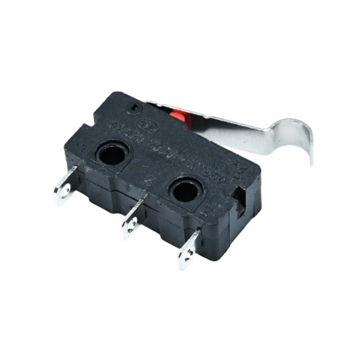 TACT SWITCH KW11-3Z 5A 250V Micro Switch Round Handle 3 Pin N/O N/C for 3D Printers - Robocraze