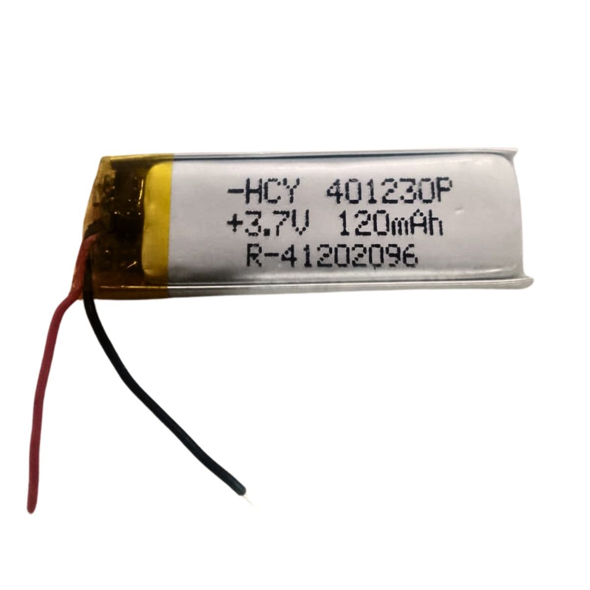 3.7V 120 MAH LIPO Rechargeable Battery - Batteries and Power Supply - LiPO Batteries and Chargers -Lipo Battery -Robocraze



