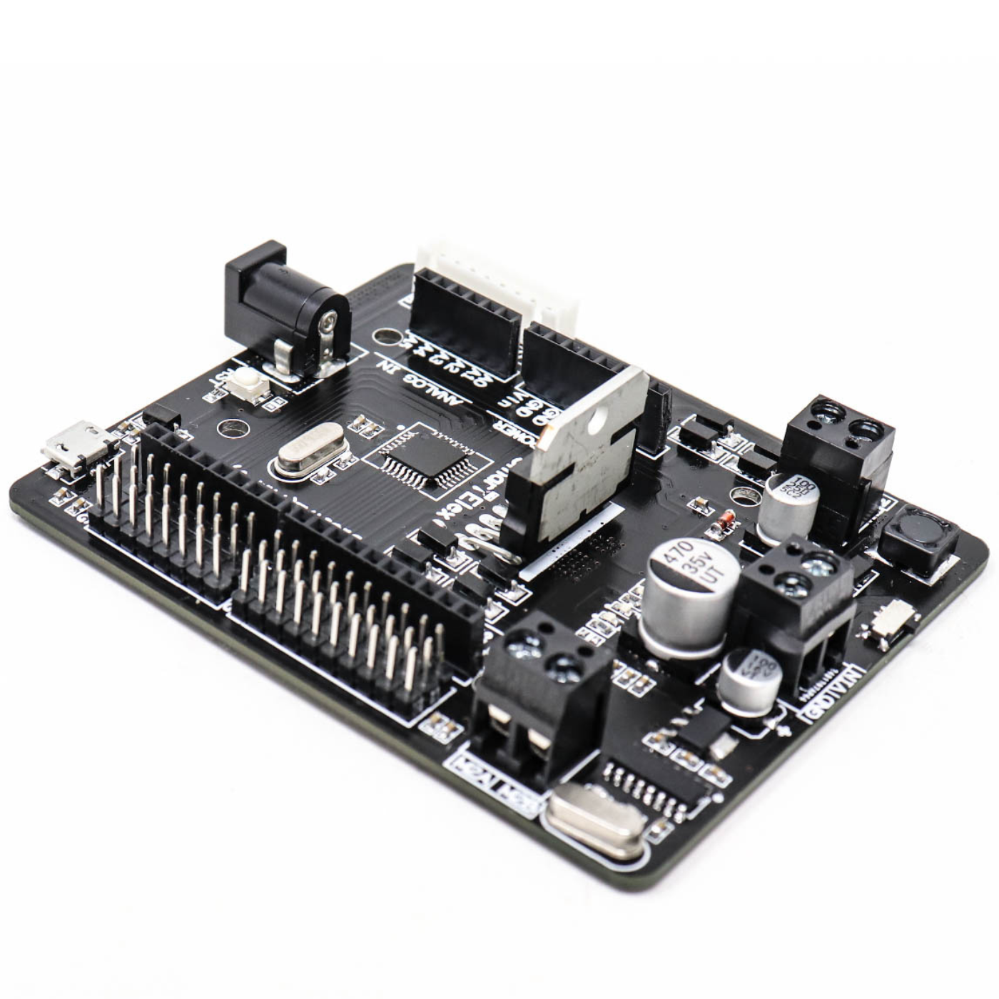 SmartElex L298N Dual Channel Motor Driver with Onboard Arduino Uno -Robocraze