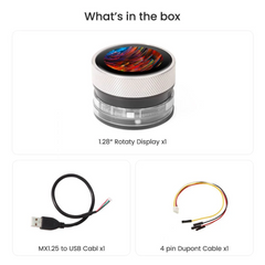 Elecrow CrowPanel 1.28 Inch ESP32 Display with 240x240 IPS Round Touch Screen -Display Module -LCD Display Modules -Robocraze