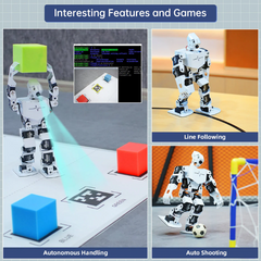 TonyPi Pro Hiwonder Humanoid Robot Development Kit with AI Vision & Raspberry Pi 4B 4GB - Classroom STEM Kit - Robot Kit - Robocraze