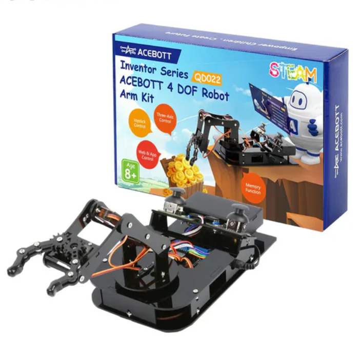 ACEBOTT ESP32 Programmable Robot Arm Kit for Arduino - Robocraze