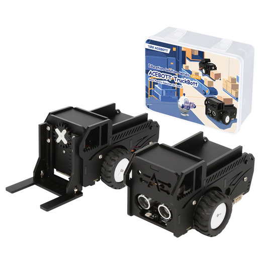 ACEBOTT QE032 TruckBott Smart Car Kit with ESP32 Controller Supports Arduino, ACECode & Python| STEM Classroom & Home Education – Year 5 Level 2 -DIY Kits -Robotic Kits -DIY Car Kit -Robocraze
