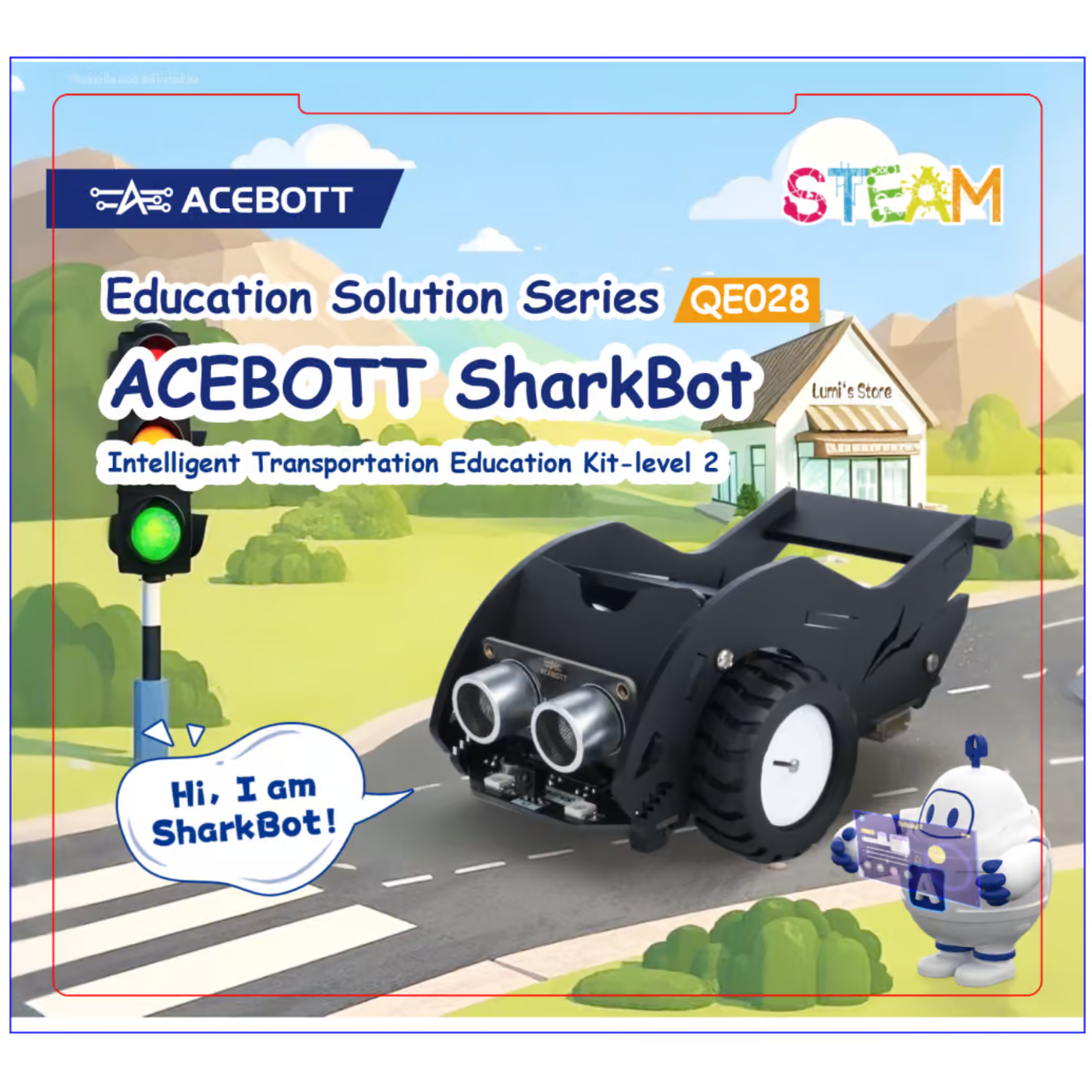 ACEBOTT QE036 Intelligent Transportation STEM Education Kit with ESP32-image-25