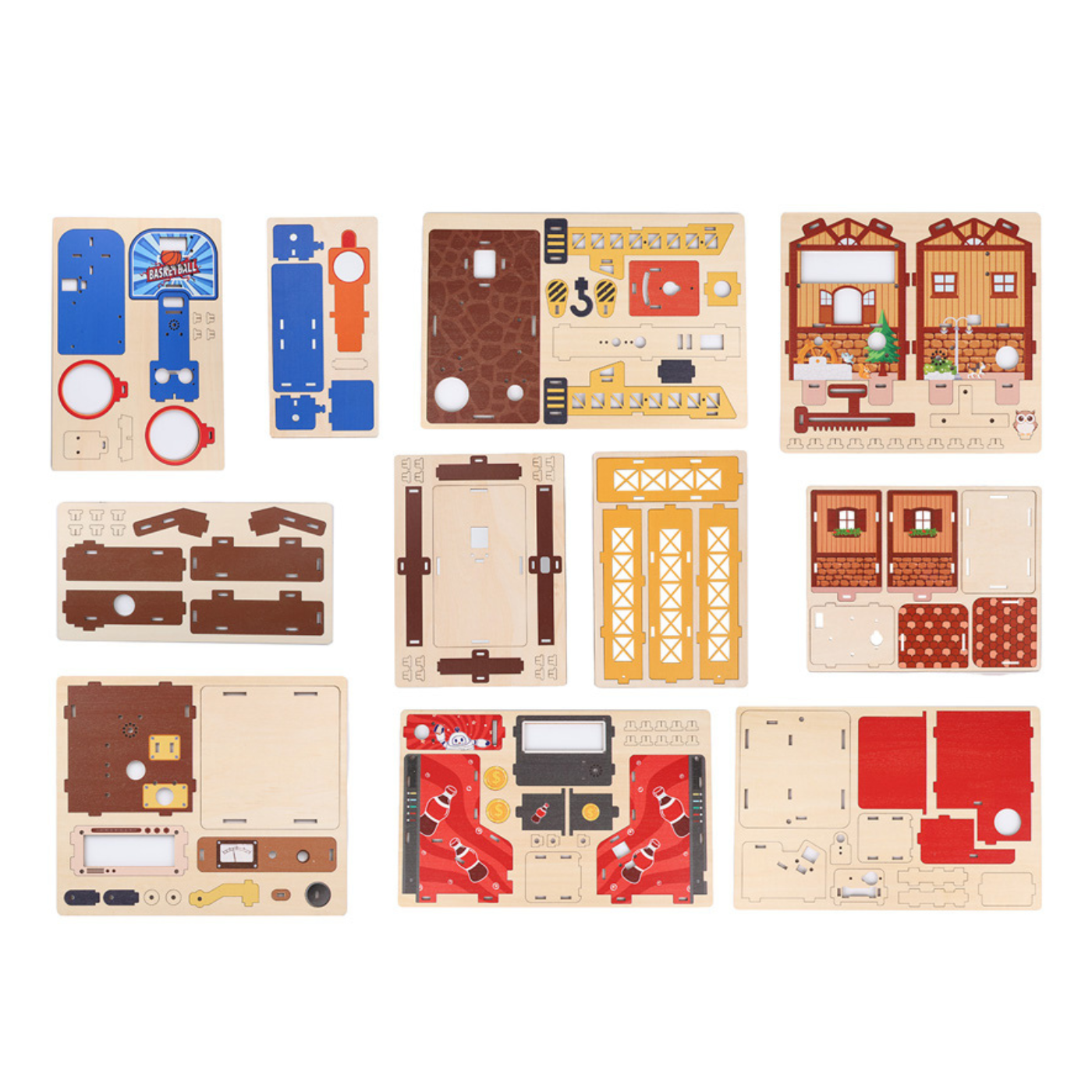 ACEBOTT QE203 Wooden Board Expansion Pack for ESP32 Advanced Development Kit -DIY Kits -School Kits -Robocraze