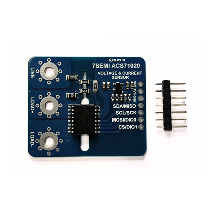 ACS71020 Hall-effect Power Sensing and Overcurrent Detection Breakout -7Semi -Electronic Modules -Breakout Board -Robocraze
