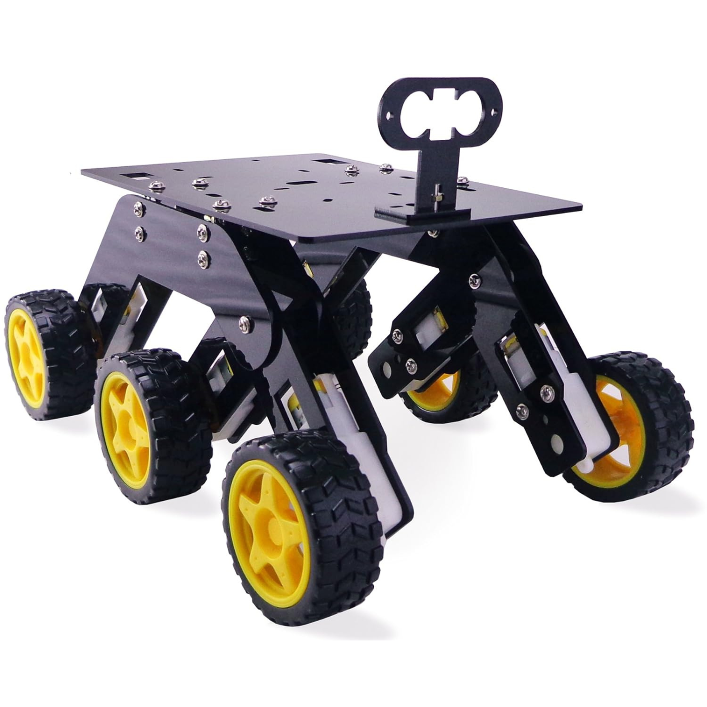 Acrylic 6WD Curious Rover Chassis DIY Robotics Kit -Robocraze