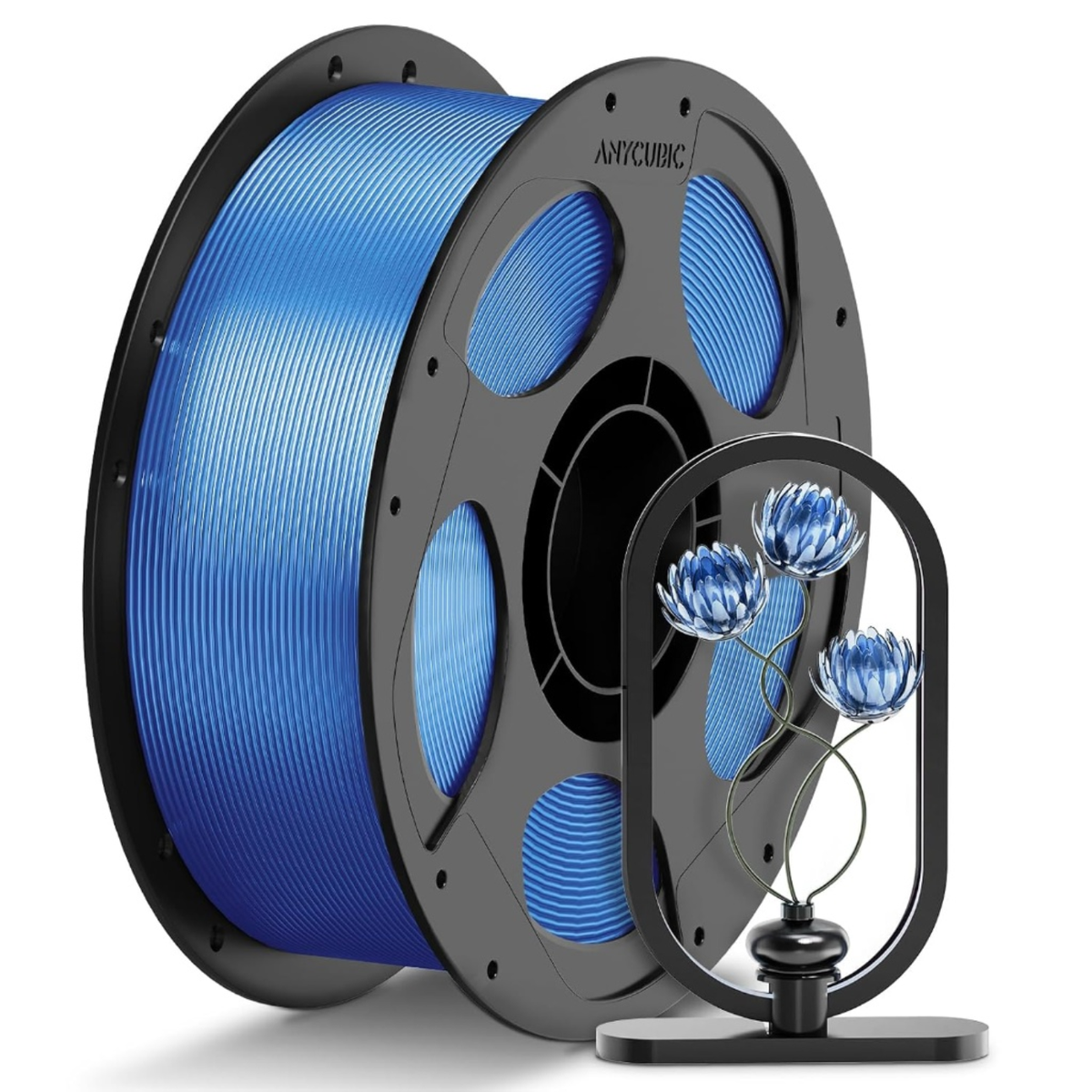 Anycubic PETG Translucent Blue 1kg | 1.75mm PETG 3D Printer Filament -3D Printers/Pens -Filaments -Robocraze