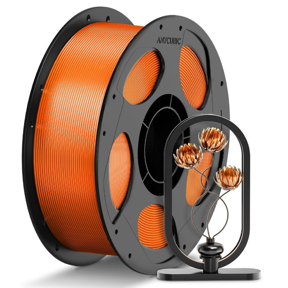 Anycubic PETG Translucent Orange 1kg | 1.75mm PETG 3D Printer Filament -3D Printers/Pens -Filaments -Robocraze