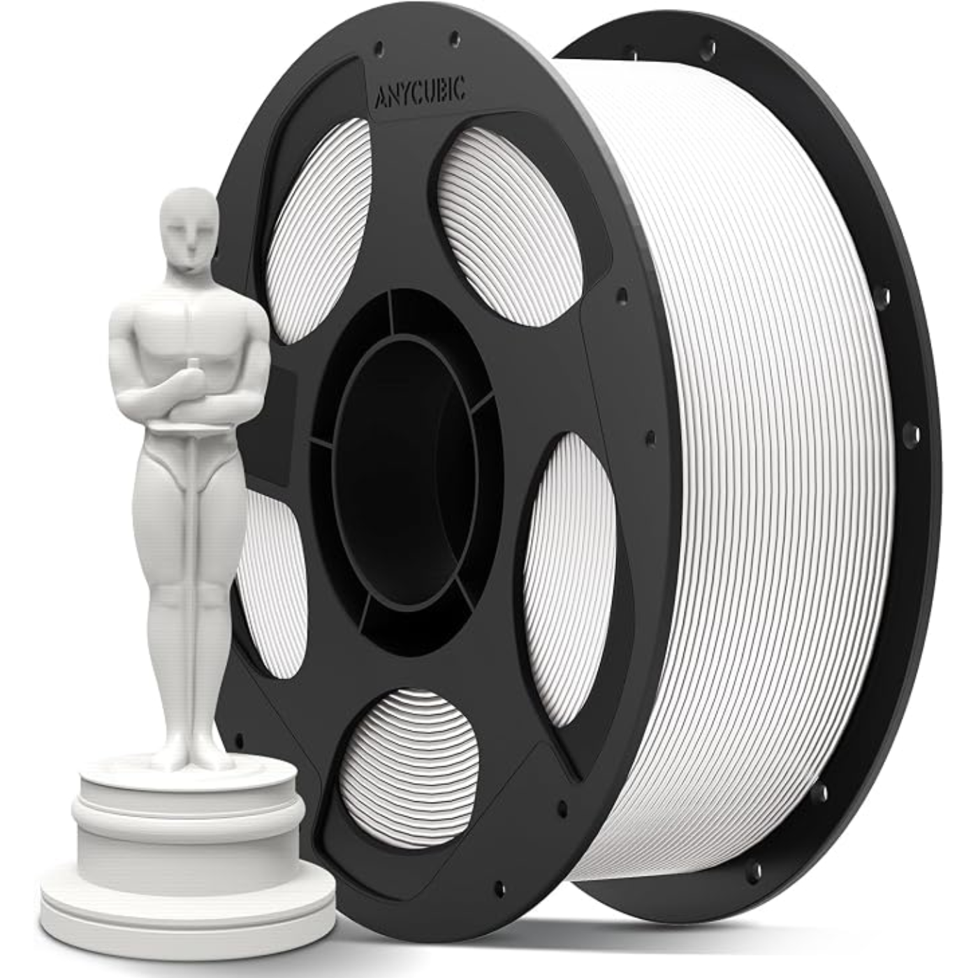 Anycubic PLA+ Filament White 1kg | High-Toughness 1.75mm 3D Printer Filament -3D Printers/Pens -Filaments -Robocraze