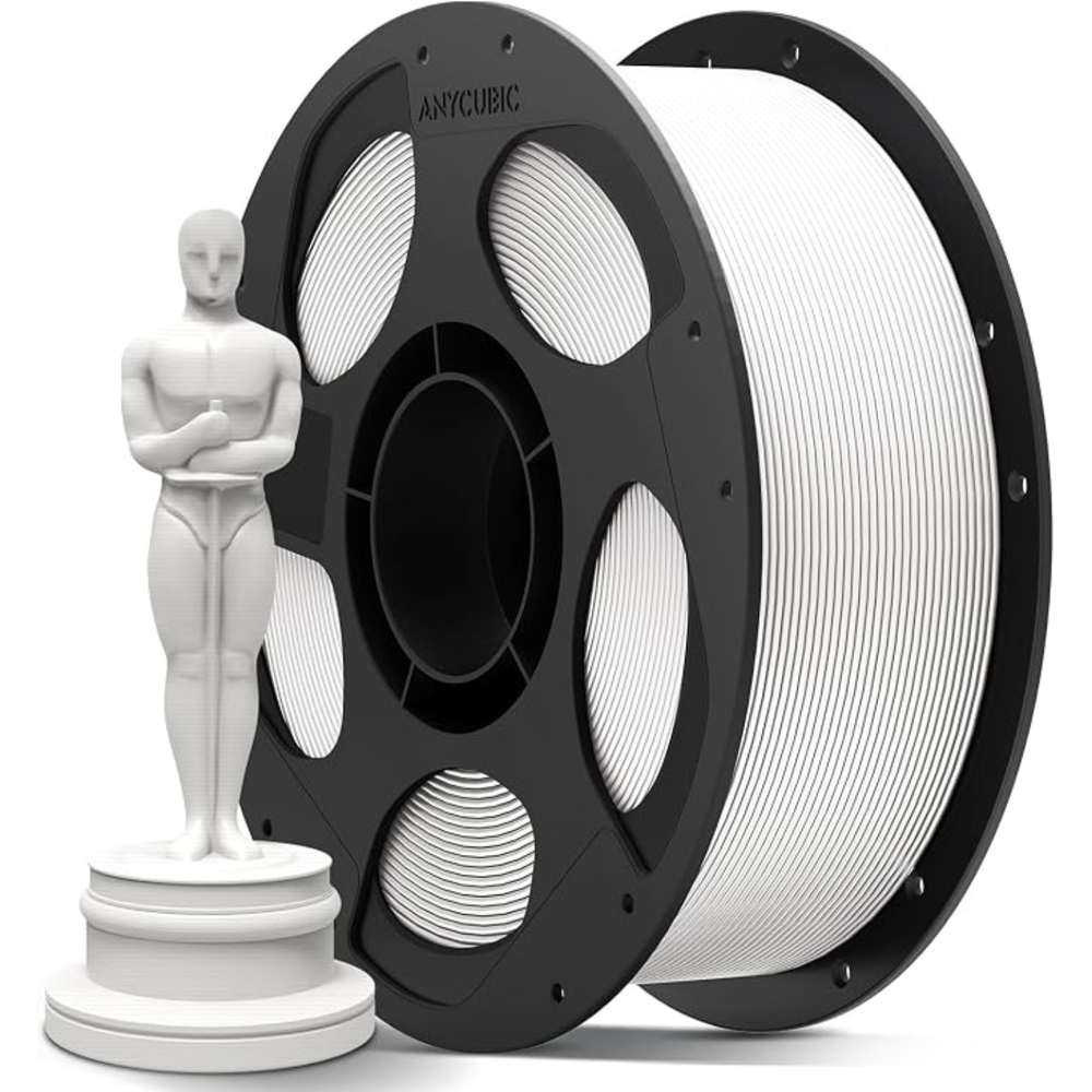 Anycubic PLA+ Filament White 1kg | High-Toughness 1.75mm 3D Printer Filament -3D Printers/Pens -Filaments -Robocraze