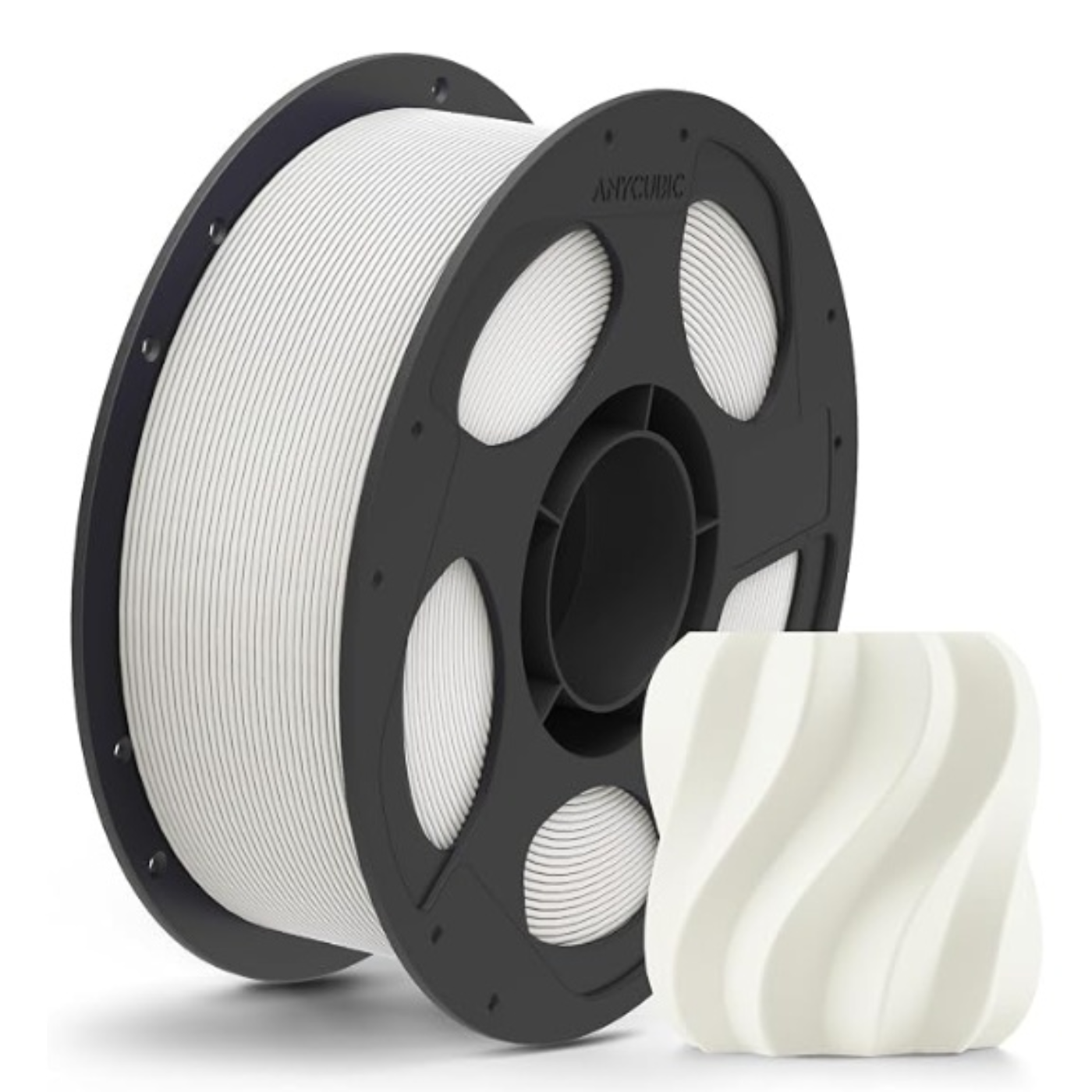 Anycubic PLA Matte Filament White 1kg | 1.75mm Matte 3D Printer Filament -3D Printers/Pens -Filaments -Robocraze
