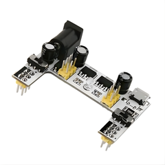 Breadboard Power Supply Module – Micro USB & DC 7–12V Dual Channel -Electronic Components -Robocraze