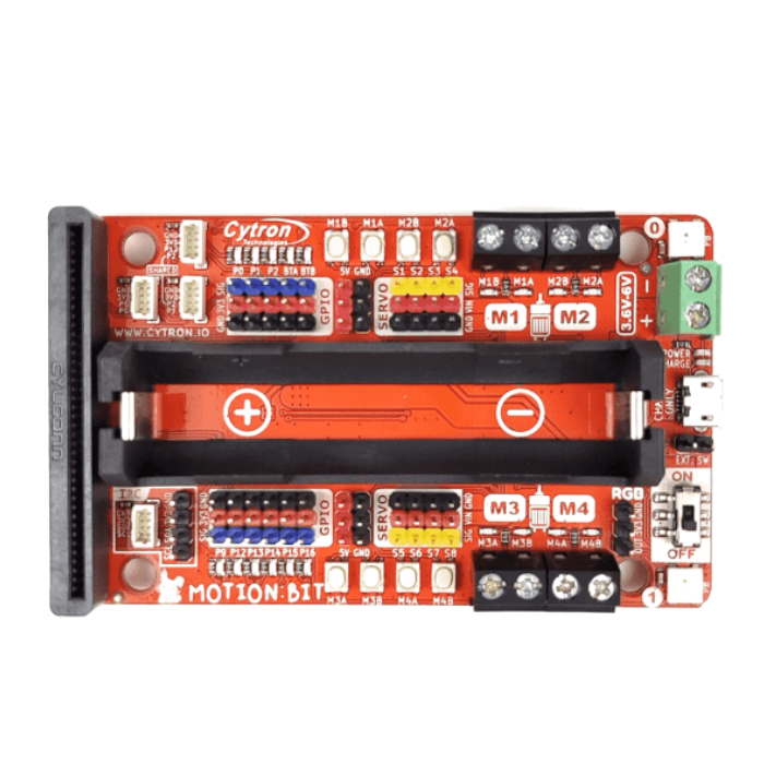 Cytron MOTION:BIT Robotics Expansion Board for micro:bit -Development Boards -BBC Micro:Bit -Boards BBC Micro:Bit -Robocraze