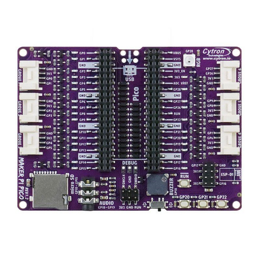 Cytron Maker Pi Pico Base Development Board for Rsapberry Pi (without Pico) -Raspberry Pi -Raspberry Pi Accessories -Robocraze