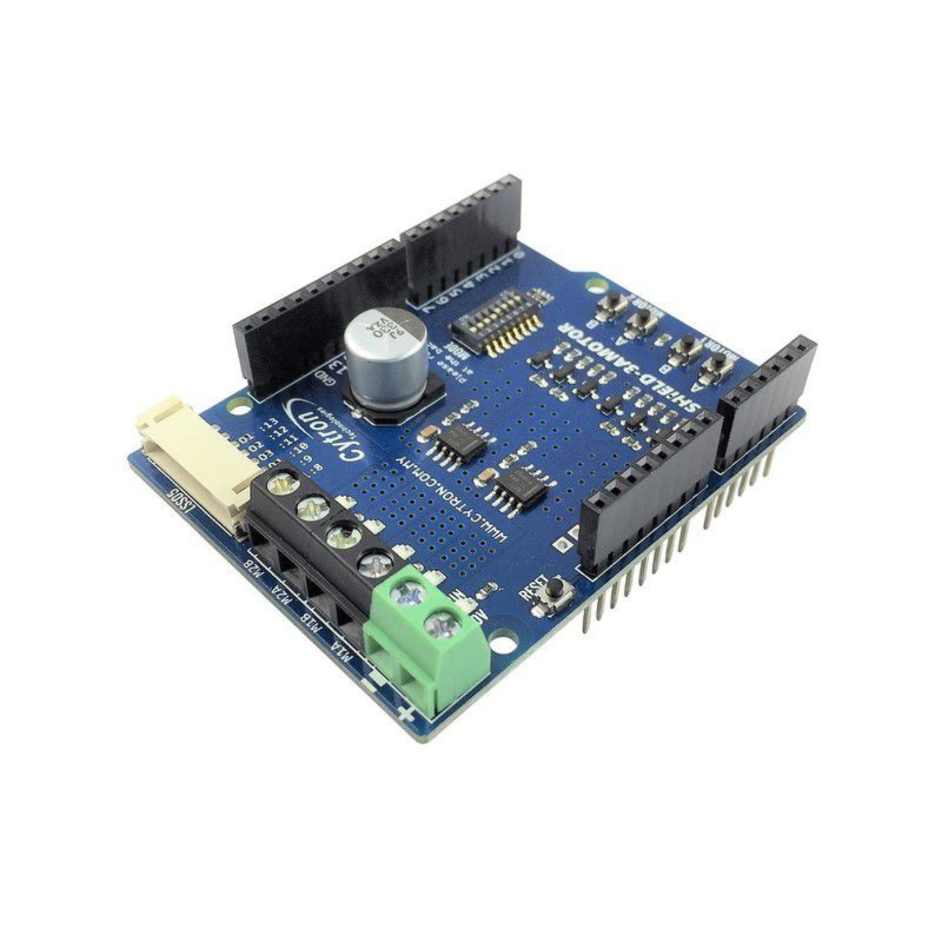 Cytron SHIELD-3AMOTOR 1.2A Dual Channel 7V–30V DC Motor Driver Shield for Arduino-image-27