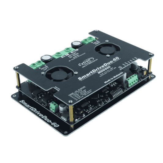 Cytron SmartDriveDuo-60A 7V-45V DC Motor Driver -Motors & Mechanical -Motor Drivers -Robocraze