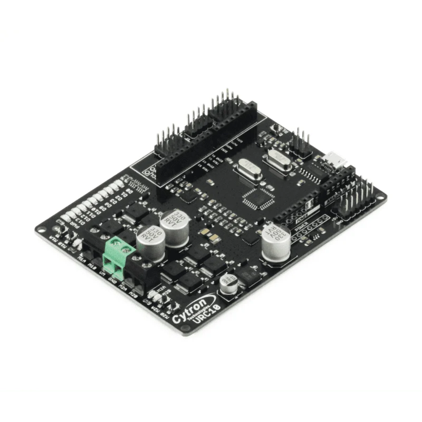 Cytron URC10 Sumo Robot Controller R1.1 Arduino-Compatible Motor Driver Board-picture-28