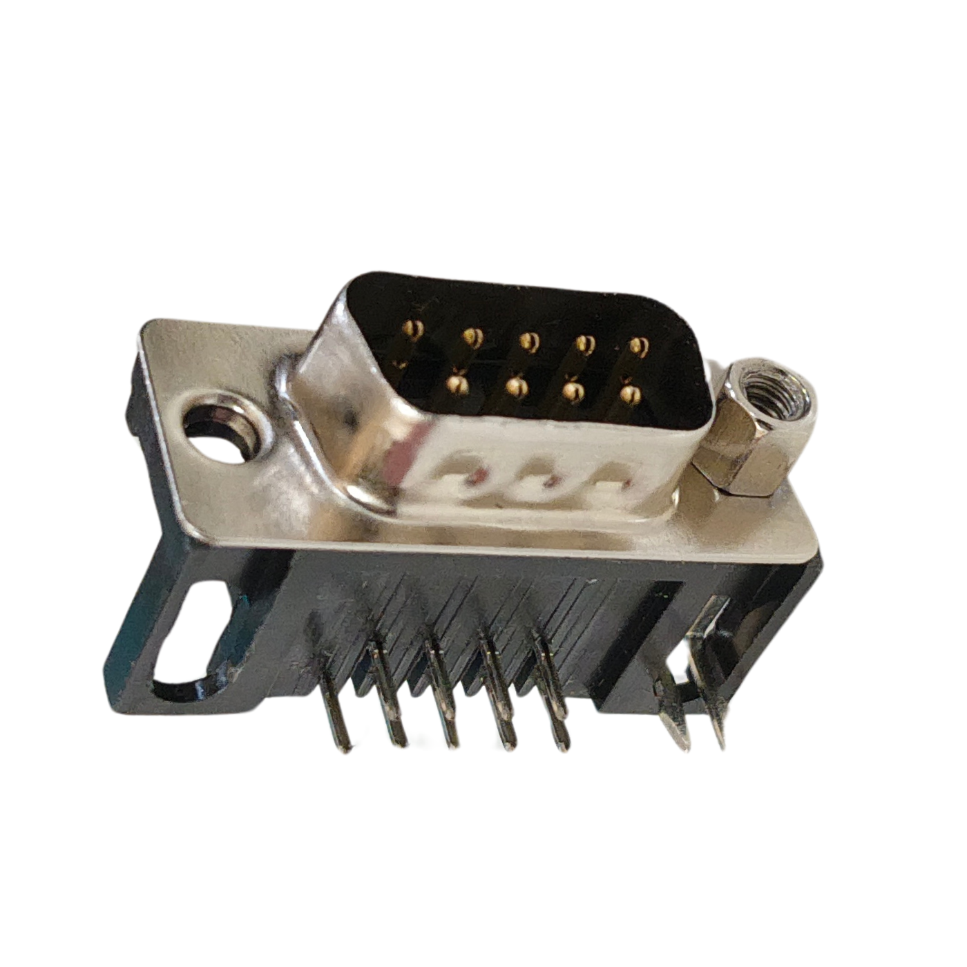 DB9 Male Right Angle Connector – Right-angle DB9 male connector for PCB. Electronic Components - Robocraze