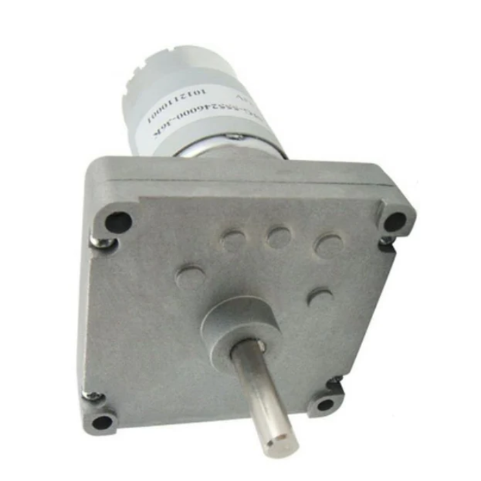Geared Motor Rectangular DC Rectangle Gear motor 12V 300 RPM with High Torque – Robocraze