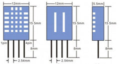 DHT11 Humidity and Temperature Sensor Module (Pack of 25)