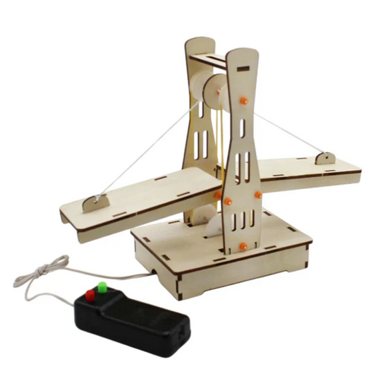 DIY Wooden Lift Bridge Miniature STEM Kit Toys for Kids -STEM toy for kids -Robocraze