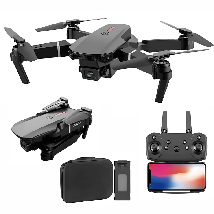 E99 PRO Foldable 4K Drone with WiFi FPV HD Camera - DIY Drone Kits - DIY Drone Parts - Robocraze